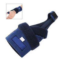 Finger Splint, Adjustable Thumb Brace with Metallic Splint Stabilizer Support Thumb Care for Finger Cracking Release, Pain Relief, Finger Knuckle and Finger Fractures immobilization, Left or Right