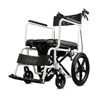 XF Wheelchair Aluminum Alloy Portable Manual Transport Chair Light Waterproof Cushion With Toilet, Suitable For The Elderly Disabled People With Limited Mobility, Seat Width 45 Cm Armchairs