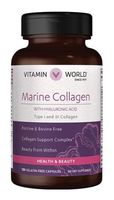 Vitamin World Marine Collagen, Collagen Support Complex 120 gelatin-free capsules