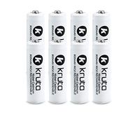 Kruta Rechargeable AA Batteries(8 Counts), 1.2V 800mAh NiCd AA Solar Rechargeable Batteries Pack for Solar Lights Solar Lamp, Garden Lights, Yard Light, Remotes