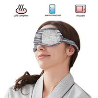 Eye Heating Pad, Eye Compress Mask, Warm Compress for Eyes, Cold Compress for Eyes, Reusable Eye Compress Mask for Puffy Eyes, Migraines, Pinkeye, Blepharitis, Swollen Eyelid, Dark Circles, Dry Eye