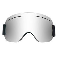 Fine Ski Goggles for Men Womens Youth Frameless Skiing Goggle Over Glasses,Winter Sport Snowboard Goggles, Adult Anti-Fog UV Dual Lens (C)