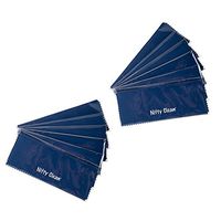 Pack of 12 - Nifty Clean Reusable Microfiber Cloth, Blue