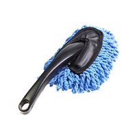 Iusun Auto Dashboard Car Duster Polishing Washing Sponge Cleaning Pad Brush Cleaning Brush (Blue)