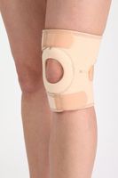 Bravo Breathable Neoprene Open Patella Knee Support-7.25"