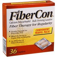 PACK OF 3 EACH FIBERCON LAXATIVE CAP 36CP PT#5250002