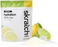 SKRATCH LABS Sport Hydration Drink Mix, Lemon Lime (15.5 oz, 20 servings) - Natural Electrolyte Powder Developed for Athletes and Sports Performance, Gluten Free, Vegan, Kosher