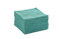 DRI Professional Extra-Thick Microfiber Cleaning Cloth 12 Pack Green (16IN x 16IN, 300GSM, Commercial Grade All-Purpose Microfiber Highly Absorbent, LINT-Free, Streak-Free Cleaning Towels)