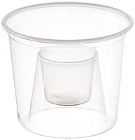 Polar Ice 50 Count Disposable Plastic Power Bomber Shot Cups or Jager Bomb Glasses