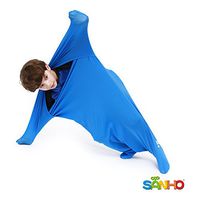 SANHO Premium Sensory Sock,Body Sock,Updated Version, Large, 70" L x 28" W, Good for Height: 63"+ Blue