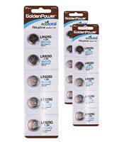Exian Golden Power Alkaline Button Cell Battery 625G 15/Pkg
