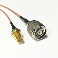 SMA female to RP TNC male plug pigtail cable RG178 6" for wireless router NEW Good Quality Fast USA Shipping
