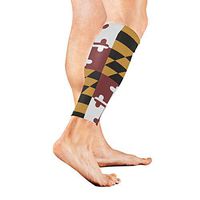 Anyangquji Maryland Flag Sports Calf Compression Sleeve Strong Calf Support for Runners(1 Pair)