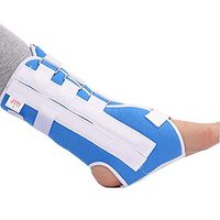 ZHMEZH Ankle orthosis,Ankle Fixator Leg Orthotics, Knee Ankle Foot Orthosis Brace, Thigh Knee Joint Calf Foot and Ankle Fracture Fixation Stent (Size : Small)