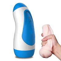 QKVNA Fitness Tools Male Deep Throat Oral Cup P'õckët-Püs'seýs for Men, Male Self Game Toys Devices Ultra Soft,Men's Adult Toys Lightweight Happy Blow Job (Color : Blue)