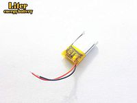 3.7V 60mAh 401015 Lithium Polymer Ion Rechargeable Battery Lithium Polymer Li-Po Battery for MP4 GPS MP3 Bluetooth Stereo DIY Gift