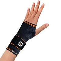 Urbo Wrist Compression Brace FDA & CE Approved with Ergonomic Support for Computer Use Problems Like Carpal Tunnel Syndrome, Mouse Wrist, Tendinosis & Other Repetitive Strain Injuries (Large, Left)