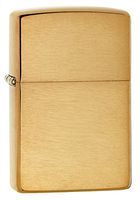 Zippo 168 Armor Brushed Brass Pocket Lighter