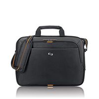Solo Ace 15.6 Inch Laptop Slim Brief, Black