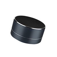 Wireless Bluetooth Speaker Card Bass Small Steel Gun Mobile Phone Mini Computer Sound (black)