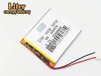 3.7V 2500mAh 406070 Lithium Polymer Ion Rechargeable Battery Lithium Polymer Li-Po Battery for MP4 GPS MP3 Bluetooth Stereo DIY Gift