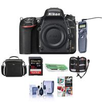 Nikon D750 FX-Format Digital SLR Body Only Camera - Bundle with Camera Bag, 32GB Class 10 SDHC Card, Remote Shutter Trigger, Cleaning Kit, SD Card Case, SD Card Reader, Pro Software Package