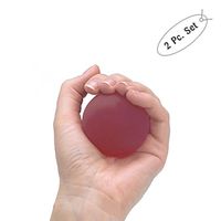 Soft Squeezable Hand & Finger Exercising Ball - Stress Relieving Tool - Set of 2