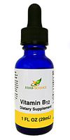 Liquid Vitamin B12 Cobalamin Liquid, Alcohol-Free VIT B-12 Supplement Support Nerve Cells and Tissue, Maintain Heart Health, Boost Energy Levels and Promotes Healthy Skin - Herb-Science