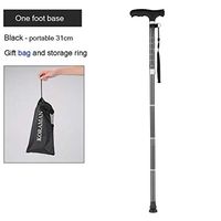 Crutches Olds Folding Anti-Slips Lights with Ultra-Light Portable Walking Sticks Multi-Function Four-Legged Cane (Color : Four-Legged Upgrade, Size : 80cm)