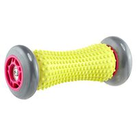 Foot Massage Roller - Muscle Roller Stick - Wrists and Forearms Exercise Roller for Plantar Fasciitis (Color : Gray)