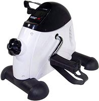 BXUFEI Pedal Exerciser with LCD Monitor，Adjustable Resistance Spin Bike Exercise for Legs and Arms，Portable Home and Office Fitness