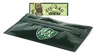 Zig Zag Organic 1 1/4 Rolling Papers (1 Pack) with Smell Proof Pouch