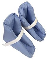 Secure CHP-1B (1 Pair) Foot Pillow Heel Cushion Protectors, Light Blue - Pressure Sore and Heel Ulcer Relief - Breathable Double Filled Moisture Wicking Core