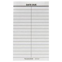 Date Due Slips - 2 Columns - 5"H x 3W" - Gummed Strip - 500pk