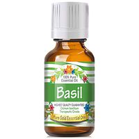 Pure Gold Basil Essential Oil, 100% Natural & Undiluted, 30ml