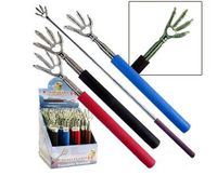 1pc Telescoping Hand Back Scratcher, ext to 23" long with metal eagle claw