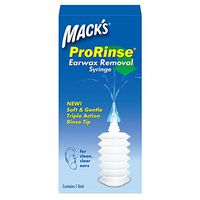 Mack's ProRinse Earwax Removal Syringe - Ear Syringe with Triple-Action Rinse Tip