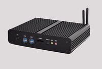 IDEARACE 4K Mini PC, Intel i7 CPU, 16GB RAM, 512GB SSD, Fanless, 2xLAN, 2xHDMI, 1xSPDIF, 300M Wi-Fi, Metal Case, Windows 10 Pro