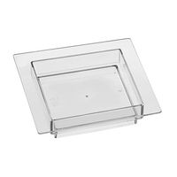 Party Essentials Miniware Mini Plastic Appetizer/Dessert Dishes, Clear