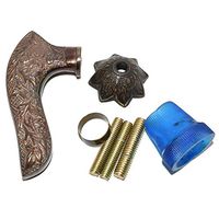 Walking Cane Stick Vintage Style Solid Brass Designer Handle Victorian Cane Gift