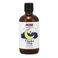 NOW Essential Oils, Peaceful Sleep Oil Blend, Relaxing Aromatherapy Scent, Blend of Pure Essential Oils, Vegan, Child Resistant Cap, 4-Ounce