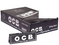 25 OCB Premium 1 1/4 Cigarette Rolling Papers Packs (50 Rolling Papers Per Pack) + Limited Beamer Smoke Sticker. Comes in OCB Display Case. Used with Legal Smoking Herbs, Rolling Tobacco, Herbal Mixes