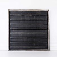 24" X 24" X 1.5" Wood Framed Sign (Letterboard), Black – 15266