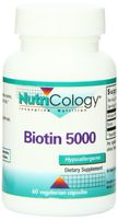 Nutricology Biotin 5000, Vegicaps, 60-Count