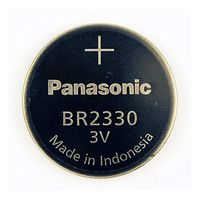 5 X Br2330 Panasonic 3 Volt Lithium Coin Cell Batteries