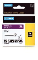 DYMO Rhino Adhesive Vinyl Label Tape, 3/4-inch, 18-foot Cassette, Purple (1805421), DYMO Authentic