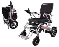 Rubicon Extreme Sport Portable Motorized Electric Power Wheelchair Foldable Lightweight Dual Motor Aviation Travel Long Range (Seat Width 19")