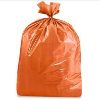 USA-Made Colorful Trash Bags in Variety of Sizes and Colors (10, ORANGE 43 GALLONS)