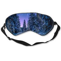 Sleep Mask, Blackout Blindfold Eye Masks, Best Forest Night Eye Cover for Sleeping, Travel, Shift Work, Naps, Plane,Yoga