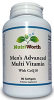 NutriWorth Advanced Men’s Multivitamin with CoQ10. 90 Liquid Gel Tabs